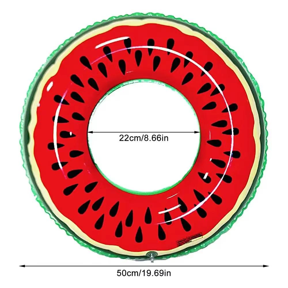 Круг для плавания с рисунком арбуза для взрослых и детей, надувной матрас для вечеринки в бассейне, круги для плавания на летнем пляже, водные виды спорта
