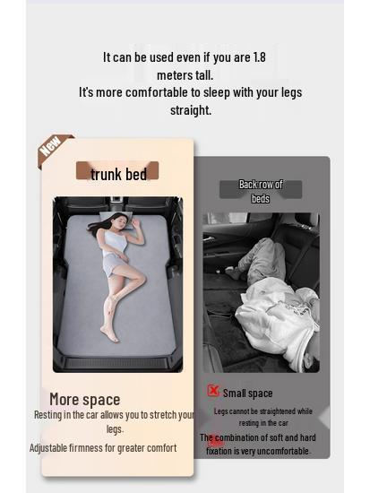 ToughTrak Trunk Mattress 500: Inflatable Sleeping Pad for Camping and Tank 300