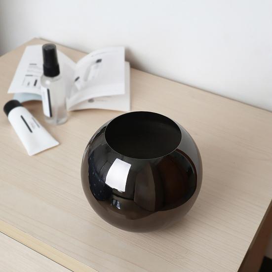 Небьющаяся полированная ваза для цветов из нержавеющей стали, минималистичные поделки, контейнер для цветов, домашний декор