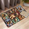 Pug Portrait Compilation Pattern Rug Floor Mat for Living Room or Bedroom Soft and Comfortable Carpet a Gift for Birthday and Holiday.