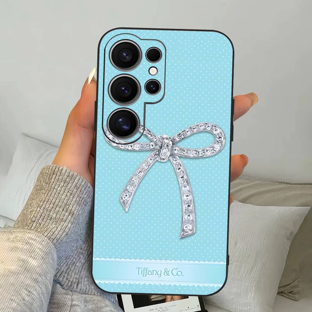 Чехол для телефона T-tiffanyS с логотипом для Samsung S 24 Fe 25 Ultra Plus 20 Lite 21 30 22 23 24 22 Ultra 5G Fundas