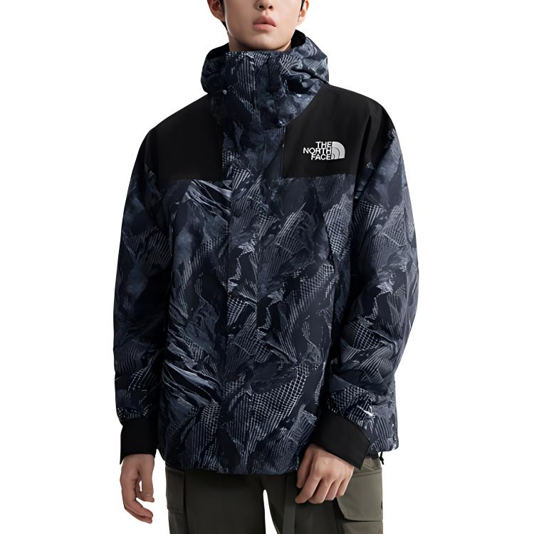 THE NORTH FACE Urban Exploration Waterproof And Windproof Windbreaker Jacket Men's Cosmic Black NF0A88XF-6OG