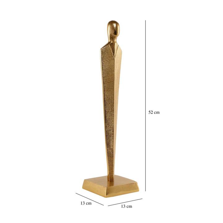 Pedestal Figurine | 13 x 13 x 52 cm
