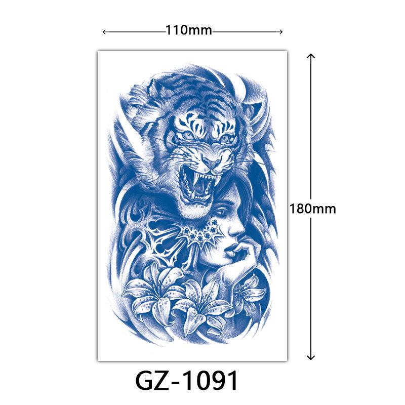 Соковые тату-наклейки, Растительные тату-наклейки, Полуперманентные тату-наклейки с английскими буквами Тату