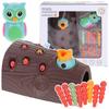 Magnetic Arcade Game Woodpecker Feed the Bird Owl Catch the Worm