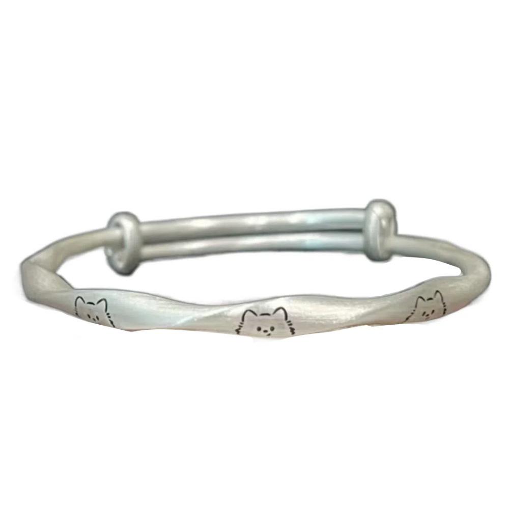 Классические медные браслеты Регулируемый милый браслет на руку Сладкий браслет с кошкой Вечеринка