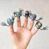 5Pcs Monster Finger Puppets Toy Zombie Head Tell Story Hand Toys Kids Birthday Party Favors Halloween Gift Goodie Bag Fillers