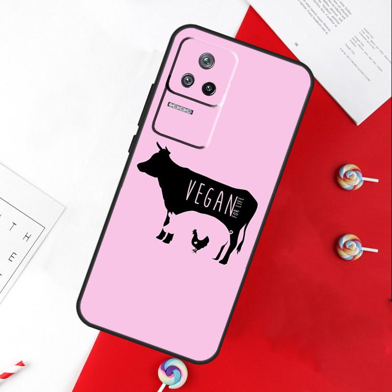 Веганская Вегетарианская Цитата Чехол Для Xiaomi 11T 12T 13T 14T Pro 13 14 15 Ultra POCO X7 Pro X3 X5 X6 F5 F6 M6 Pro Чехол