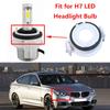 2 шт. для BMW E46 E90 E65 318i 320i 325i 328i H7 автомобильный светодиодный адаптер для фары, адаптер, фиксатор, держатель цоколя для фары, белый зажим