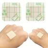 100 штук прозрачных дышащих наклеек на пятку, наклеек для ванной комнаты, подходящих для плавания и обуви для ванной, наклеек против износа