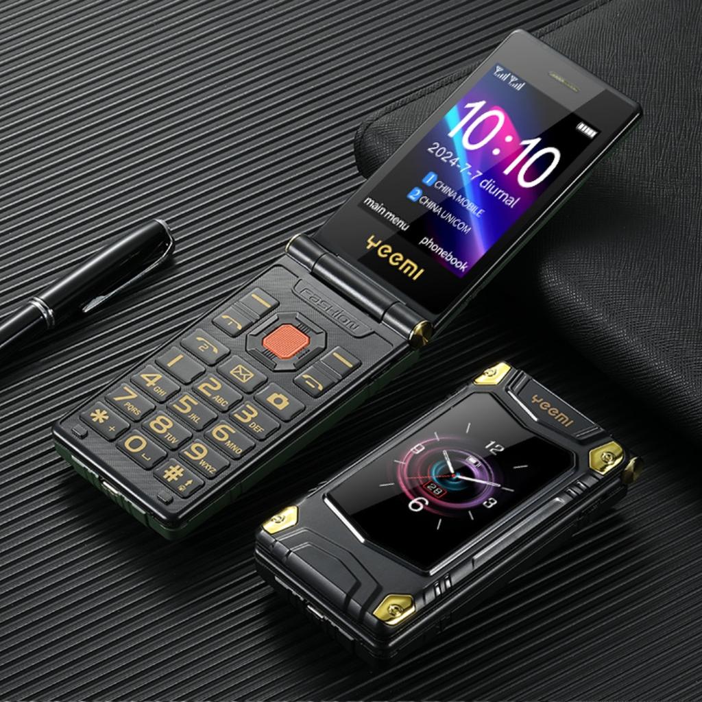 YEEMI M7+ LTE 4G Full Netcom 2,8-дюймовый экран Мобильный телефон с двумя SIM-картами 8 Вт Камера Bluetooth FM-радио Видеоплеер Раскладной телефон 2300 мАч