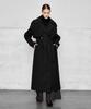 Ranunculus Signature Double Long Trench Coat_Black