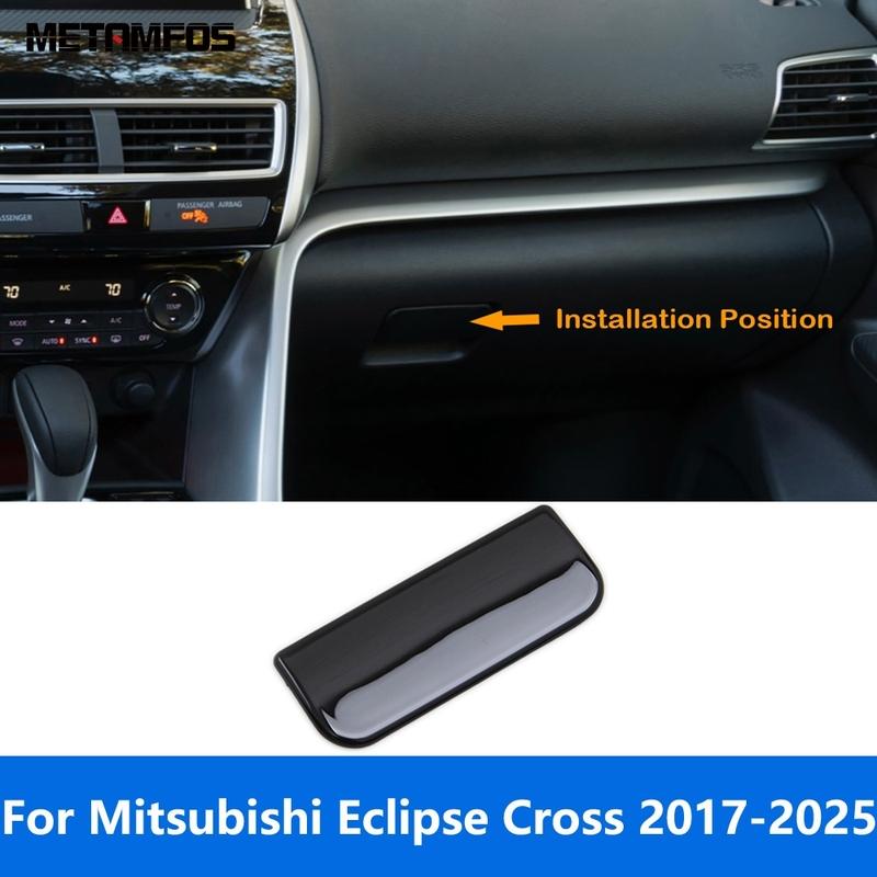 Для Mitsubishi Eclipse Cross 2017- 2024 2025 Матовая накладка на ручку двери и крышку бардачка, Декоративные элементы интерьера, Стайлинг автомобиля