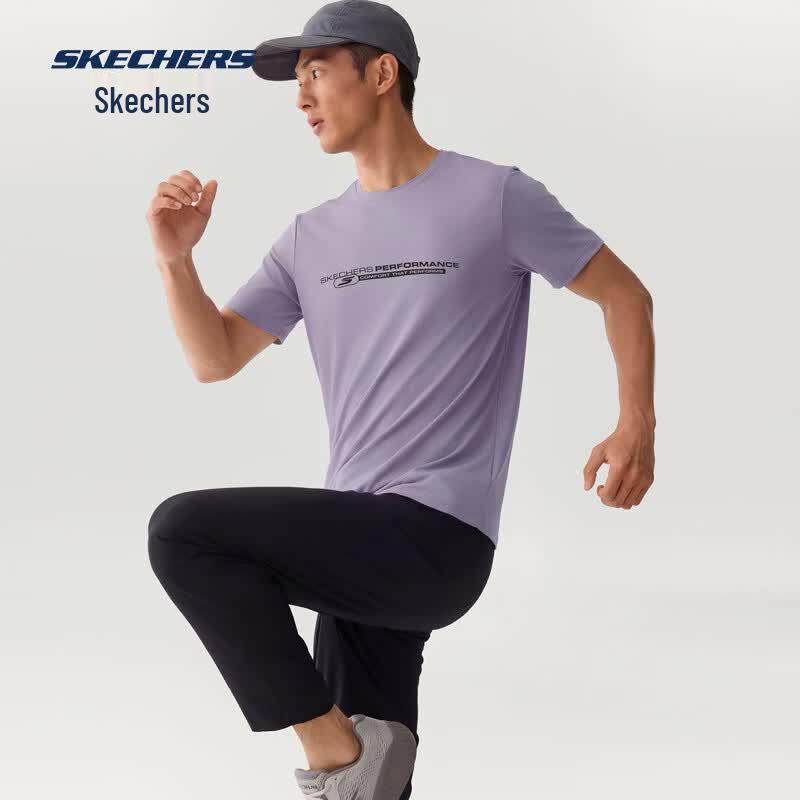 Skechers Men's Moisture-Wicking Knit T-shirt P226M257