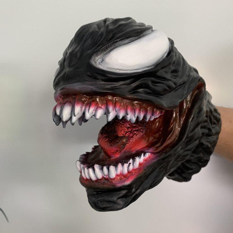 Horror Monster Mask Superhero Movie Cosplay Head Cover Halloween Costume Party Haunted House Prank Prop Long Tongue Latex Masks