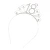 16/18/21/30/40/50/60/80 Birthday Party Tiara Crown Headband Hair Loop Decoration