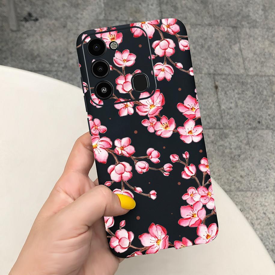 Силиконовый чехол с рисунком сердца для пары для Tecno Spark 8C Чехол Spark8 8 C KG5k KG5j Расписной мягкий ТПУ чехол для телефона для Tecno Spark 8 Pro Чехол