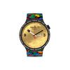 Унисекс 47-мм Золотые часы Bape-Swatch-20001