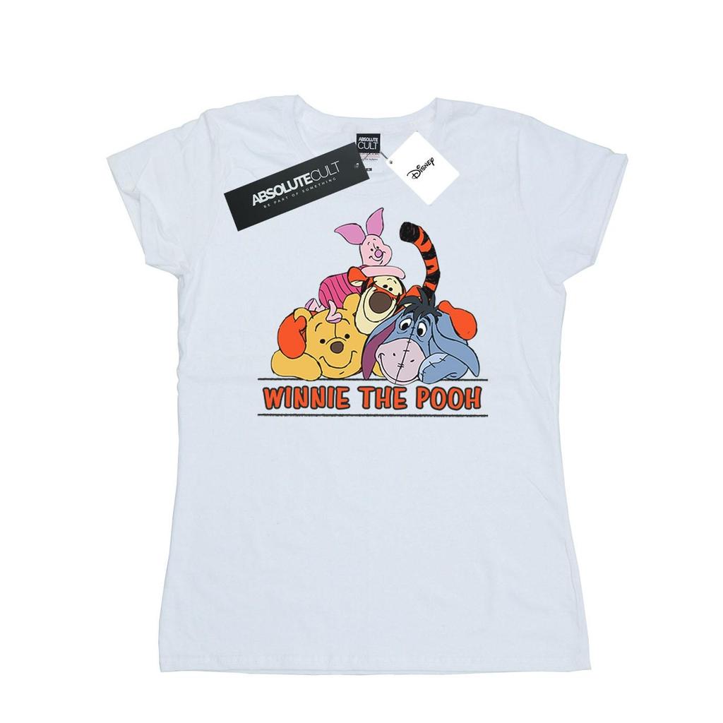 Disney Womens/Ladies Winnie The Pooh Group Cotton T-Shirt
