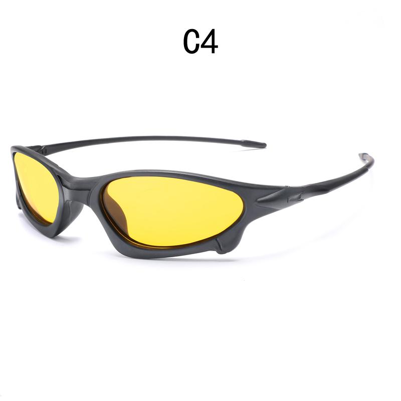 Sports Wrap Around Sunglasses for Men, Black Frame UV400 Cycling Running Driving Sun Glasses