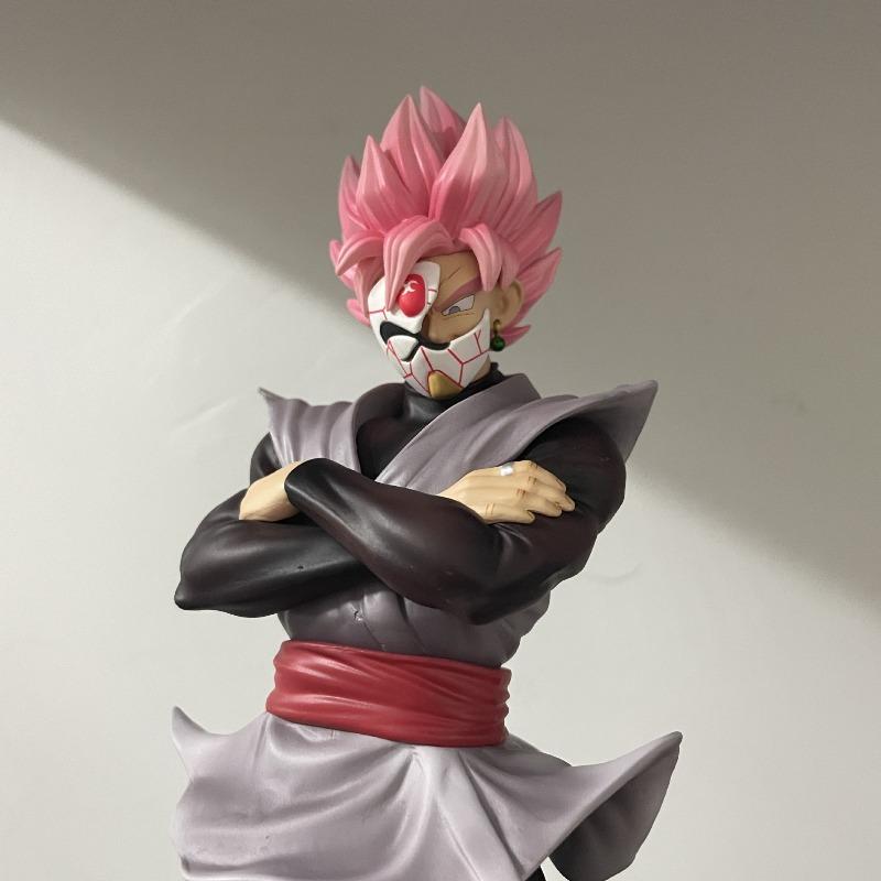 27 см Dragon Ball Z Супер Сайян Гоку Блэк Замасу Маска Фигурка Действия ПВХ Модель Статуэтка Настольное Украшение Игрушка Подарок Украшение