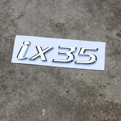 Подходит для ix35 логотип TUCSON IX автомобильный задний багажник эмблема лучший хромированный хвостовой значок TGDi 4WD буквенная наклейка стайлинг автомобиля