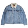Куртка джинсовая утепленная флисом Levis FW22 Унисекс Куртки Синяя 16365-0110