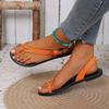 Women Sandals 2025 New Summer Shoes for Women Open Toe Casual  Flip Flops Woman Sandals Buckle Strap Soft Bottom Ladies Shoes