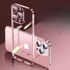 Applicable To IPhone16 Electroplated Tpu Transparent Mobile Phone Case Apple 15 with Lens Film 14pro Anti-fall Protection Case 13