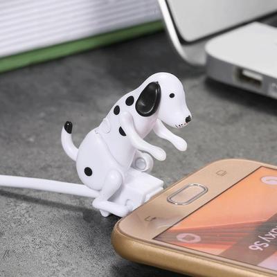 Мини Милая Игрушка Собака, Делающая Движения, Зарядное Устройство для Кабеля Смартфона, Линия для Зарядки Данных 1 м для Android-устройства Por