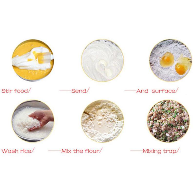 Полуавтоматический миксер для взбивания яиц, самовращающийся венчик из нержавеющей стали, ручной блендер