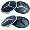 Car Sticker 2025 For Benz 1Pc Car Front Grille Star Logo Badge Mirror Bottom 3D ABS Logo for Mercedes-Benz W205 W176 W212 W218 C