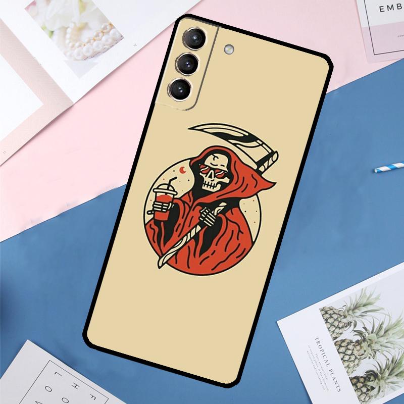 Чехол Готская Ведьма Сатана для Samsung Galaxy S25 Ultra S21 S22 S24 S23 Ultra S9 S10 Plus S21 FE S25 FE Задняя крышка
