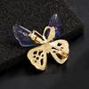 Pin Boys Zinc Zinc Alloy Women Brooch Korean Style Badge Transparent Wings Butterfly Clothes Accessories