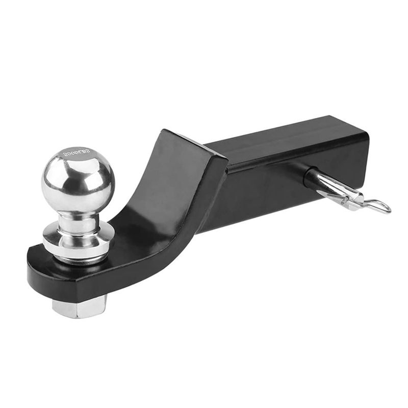 [Value Pack]Chrome Hitch Mount Tow Ball 50mm Dia Capacity Coupling Trailer Parts RV Accessories