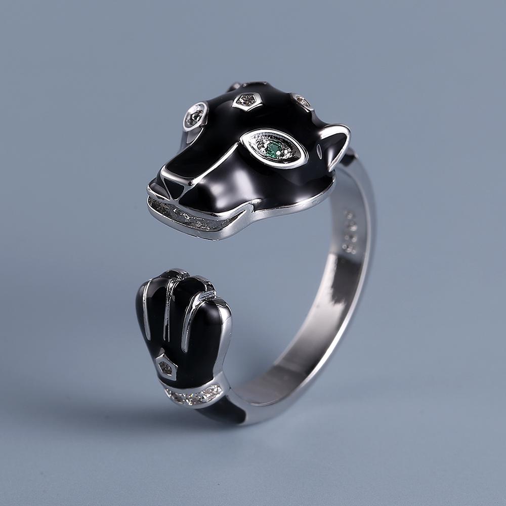 Мужское кольцо, внушительное ювелирное изделие с головой льва, эмалированное кольцо ручной работы, модное ювелирное изделие в стиле панк, кольцо с животным, мужское кольцо, рождественский подарок, ювелирные изделия для вечеринки