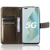 Чехол-кошелек из искусственной кожи с ромбовидной текстурой для Honor Magic5 Pro 5G, чехол для телефона с подставкой и защитой от падения