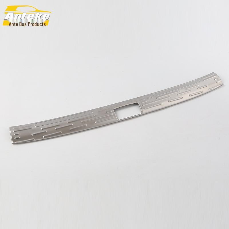 Защитная накладка заднего бампера из нержавеющей стали для защиты багажника и задней двери