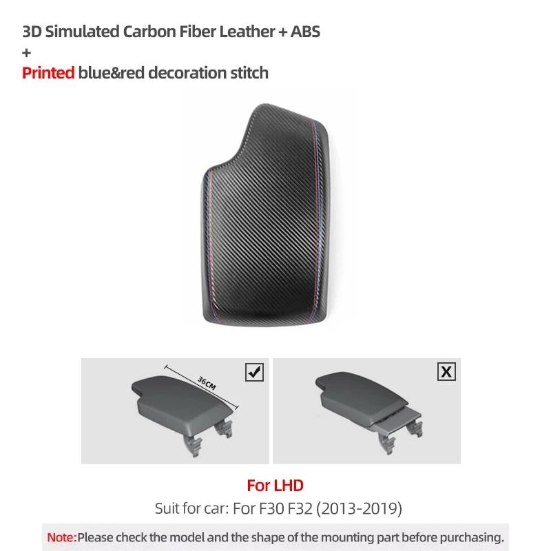 Made of Alcantara For BMW F30 F32 2013- Series 3 Center Console Wrap Armrest Box Panel Cover Trim Car Interior Accessories