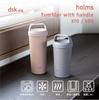 CB Japan Water BottleTumbler, 500ml, Smoke Pink [Dishwasher Safe] with Handle, Vacuum Insulated, Double-Walled Construction, Handled Tumbler 500,