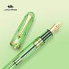 Jinhao 9013 Fountain Pen Four Seasons Color Transparent Barrel Portable Clip Heartbeat F Nib for Office Signature School