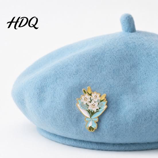 Эмалевая брошь-цветок из цинкового сплава, разноцветная форма, значок на лацкан, гладкие полированные края, легкий металл, для пальто, шарфов, холщовых сумок, подарок