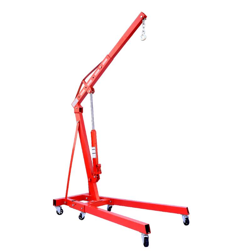 2-Ton Hydraulic Engine Hoist: Folding Mobile Crane for Auto Maintenance