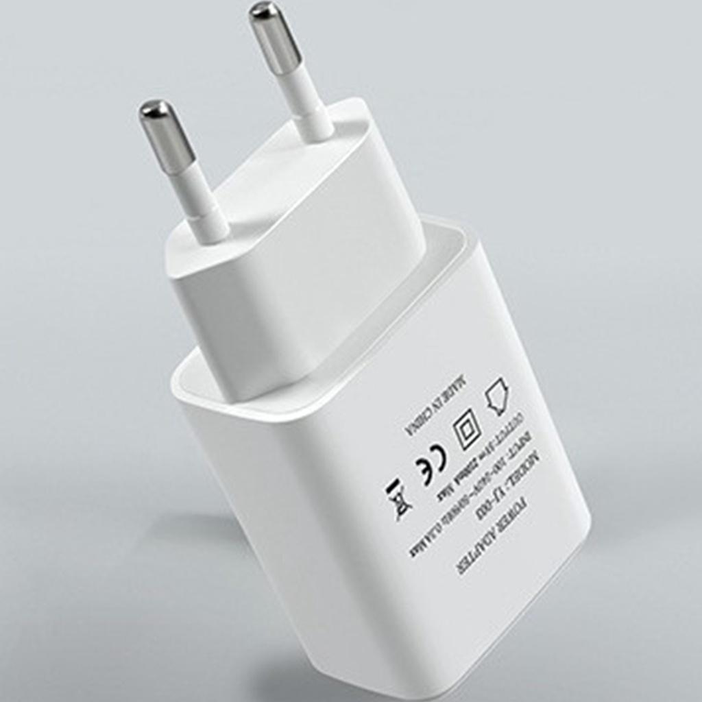 FONKEN Адаптер питания 5 В/2 А, штекер США/ЕС, USB-порт питания, универсальные зарядные устройства для мобильных телефонов, дорожный адаптер питания
