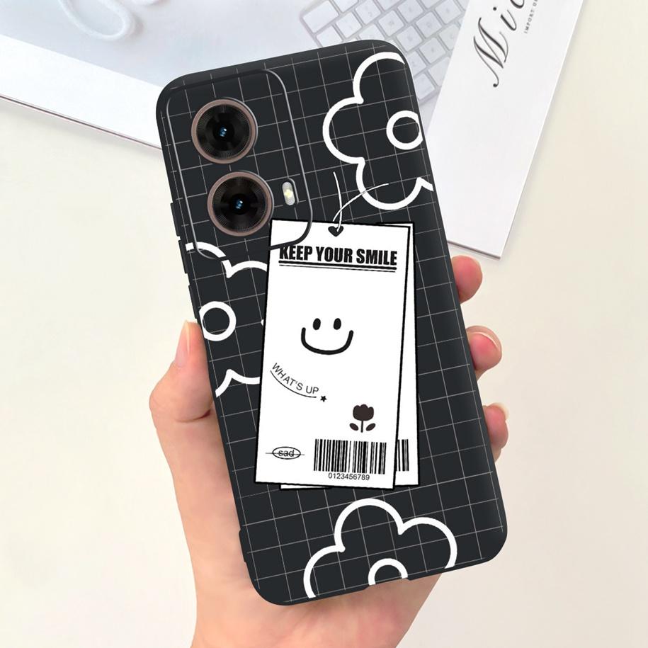 Для Motorola Moto G85 5G Чехол Милые Девочки-Астронавты Мягкий Силиконовый ТПУ Чехол для Телефона Для Moto G85 2024 Funda G 85 MotoG85 Матовый Чехол