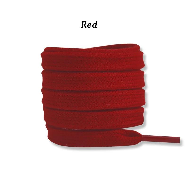 Новые плоские хлопковые шнурки для кроссовок AF1 AJ1 Шнурки для высоких парусиновых повседневных ботинок Без эластичности Шнурки Мужские Женские