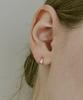 Серьги-кольца Akarki 14K с рунами и жемчугом, застежка-щелчок