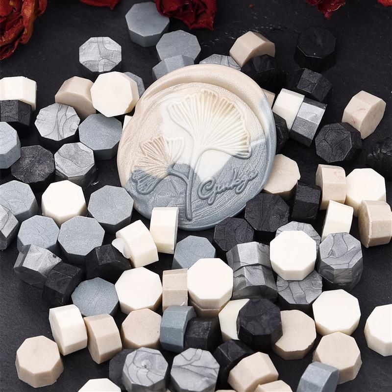 100 шт. ретро-сургучные бусины, цветная печать, воск для печати, материал для скрапбукинга, свадьбы, дня рождения, вечеринки, воска, сделай сам, художественный декор, поставка