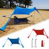 Beach Sun Shade UV Resistant Camp Bed Tent Sun Shelter Canopy Garden House with Storage Bag for Camping Fishing