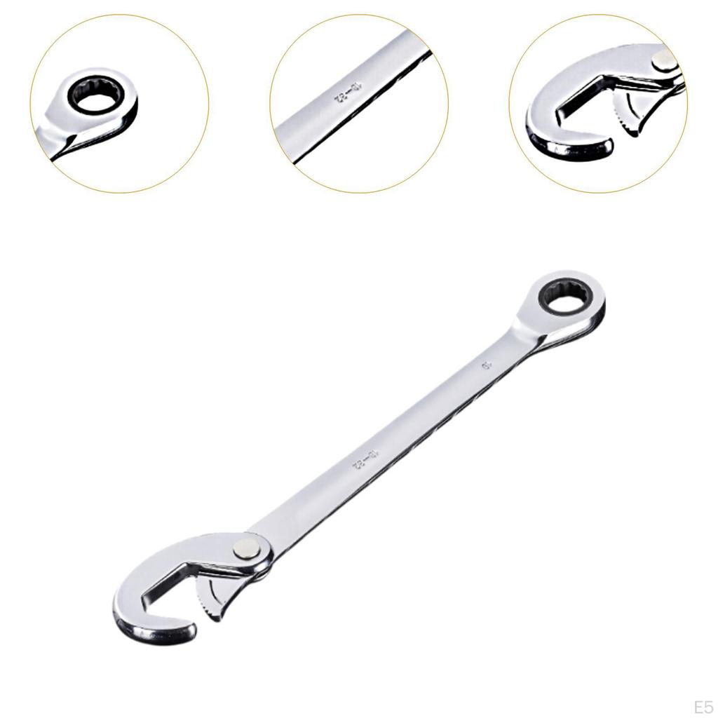 Трещоточный ключ 72 зуба стальной многоцелевой для быстрого обслуживания сантехники установка для велосипеда